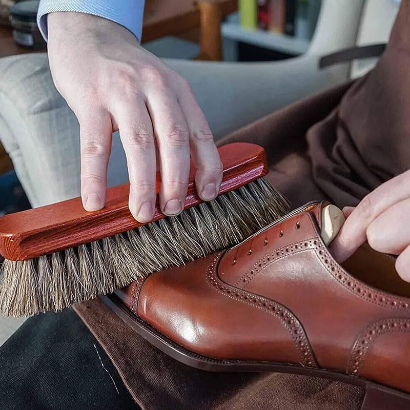 Durable Bristle Horsehair Shoe - Leather Shoe Polish ulasan dan harga