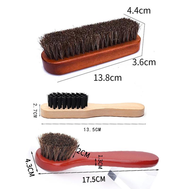 Durable Bristle Horsehair Shoe - Leather Shoe Polish ulasan dan harga