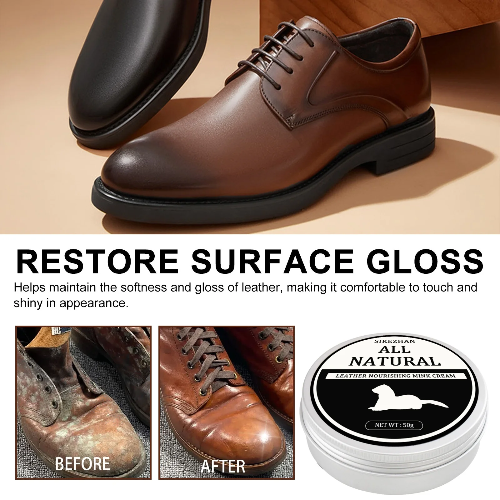SIKEZHAN Leather Sofa Cleaner  - Shoe Cleaner ulasan dan harga